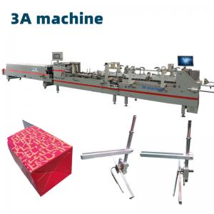 China 800AG-2 Automatic Bottom Lock Semi Automatic Folder Gluer Machine ES25 and Ready to Ship supplier