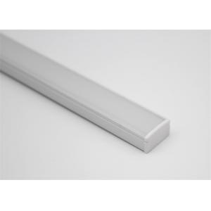 17*07mm LED Aluminum Profile Lighting Diffuser For Flexible High Power LED Bars