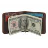 11.5x8x1cm 0.06kg Mens PU Leather Wallet Money Clip Card Holder Slim Bifold BM
