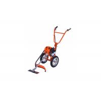 China Petrol Power Hand Push Grass Cutter With 3T Metal Blade 43cc 62x47x32cm on sale