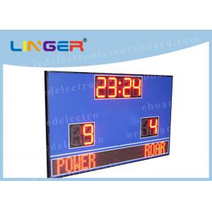 China Waterproof Cabinet With Wireless Controller Led Football Scoreboard For Outdoor Use supplier