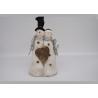 Lighted Holiday Decorative Snowman Figurine , Double Resin Snowman Figurines