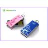 Mini varas cor-de-rosa de USB da torção, varas gravadas laser de USB dos
