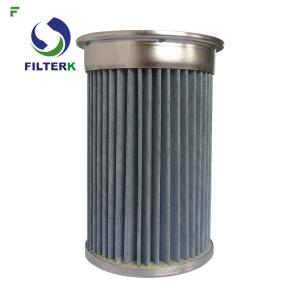 China Replacment 0112310 Piab Pleated Cartridge Filter Element For Vacuum Conveyors Polyester PTFE Material supplier