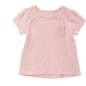 Short Sleeve Girl Pink Summer Shirts