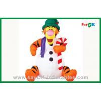 China Inflatable Animal Costume Custom Orange Inflatable Monkey Inflatable Cartoon Character For Advertising on sale