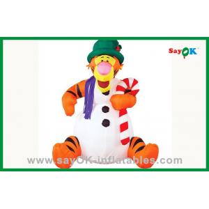 Inflatable Animal Costume Custom Orange Inflatable Monkey Inflatable Cartoon Character For Advertising