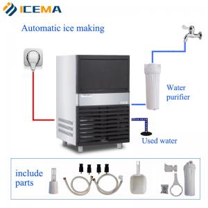 Refrigerant R404a Industrial Ice Cube Machine with 41kg Ice Cube Production