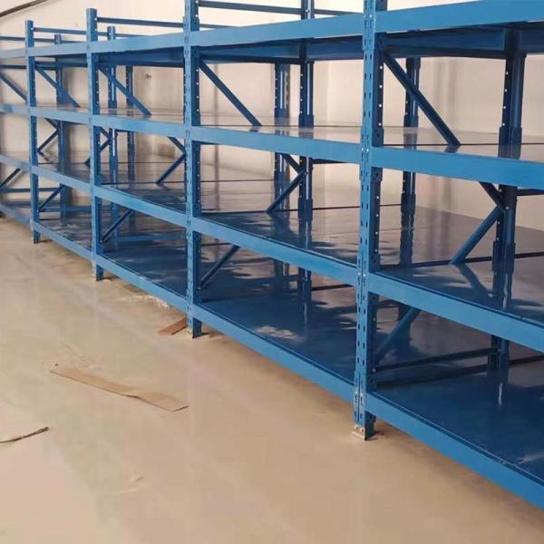 China 5 Shelf Stylish Warehouse Storage Rack With Rust Resistant Powder Coating Finish wholesale