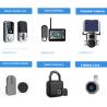 China Double Sided Security Smart Lock Unlock Your Door with Fingerprint Key Card Code Entry wholesale