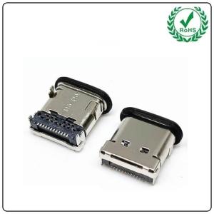 China Tipo tipo vertical carregamento rápido de USB-31C-F-011F USB da durabilidade alta do conector fêmea de C do cabo de c supplier