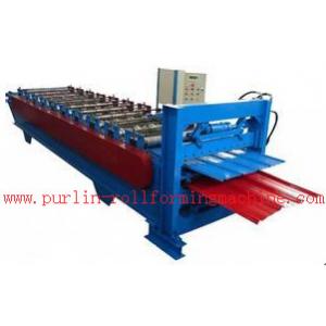 China Waterproof Corrugated Roof Tile Roll Forming Machine for Factory , Warehouse , Garage supplier