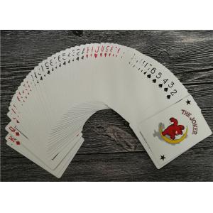 Size 63 x 88 MM Casino Playing Cards German Blackcore Paper Linen