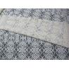 China Grey Voile Cotton Nylon Lace Fabric / Elastic Knitted Lace Fabric SYD-0003 wholesale