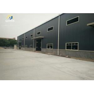 Hot Rolled Steel Portal Frame Construction , Steel Prefabricated Building Structure