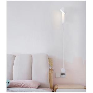 China Modern LED Wall Lamp ndoor Lighting Adjustable 7W 9W bedside wall lamp with switch (WH-OR-19) supplier