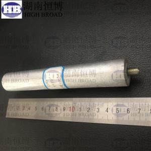 ASTM Standard Zinc Sacrificial Anode For Steel Underground Construction Anti Corrosion Cathodic