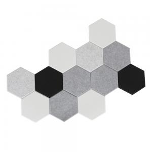 Sound Absorbing Hexagonal Acoustic Panels 9mm 1000gsm