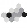 China Sound Absorbing Hexagonal Acoustic Panels 9mm 1000gsm wholesale