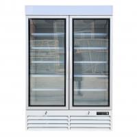 China Plug-In Frost Free Commercial Beverage Refrigerator Glass Door With R290 Refrigerant on sale