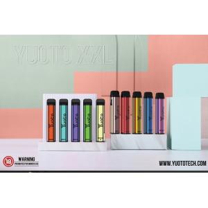 hot XXL 2500puff  Yuoto disposable vape Sticker plate 7ml juice and 22kg/ ctn