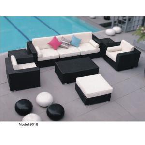 China 9pcs patio furniture rattan garden sectional sofa -9018 supplier