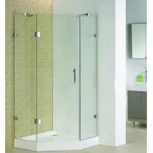 Nano Tempered Laminated Glass Door , Curved Shower Cubicle Door