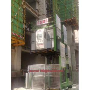 2t Each Cage Cheap Cost Building Elevator 13kw Motor with VFD inverter Control
