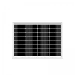 80w PV Glass Solar Panel Off Grid Monocrystalline Photovoltaic Solar Panel For Marine