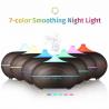 5V Crystal Aroma Diffuser Sleek Essential Oil USB Dark Wood Grain for restroom