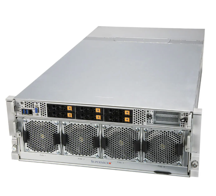 China Supermicro SYS-420GP-TNAR+ Serveur GPU rackable 4U avec 8 GPU embarqués, 32 emplacements DIMM et 10 emplacements PCIe 4.0 x16 LP supplier