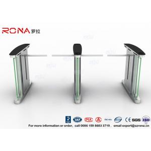 China Access Control Electronic Barrier Gates , Turnstile Flap Barrier With CE Approved wholesale