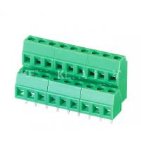 China pcb terminal blocks, terminal block screw type, 128A-3.5 3.81 panel mount screw terminal block pcb board pcb blocks on sale