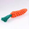 Carrot Shape Durable Dog Toys , Interactive Puppy Chew Toys 23 * 2 . 5CM