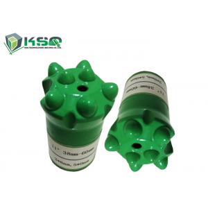 China 7 Button Tapered Button Drill Bit With Long / Short Skirt Rock Drilling Tool supplier