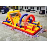 China Interactive Challenge Kids Adult Inflatable Obstacle Course Bounce House Rentals on sale