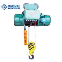 China Single Beam Monorail Motor drive 5tons 9m Electric Wire Rope Hoist on sale