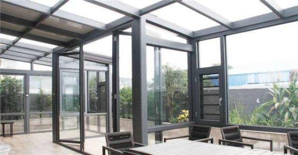 High End Garden Aluminum Sun Room , Powder Coated Aluminium Glass House