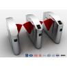 Security Optical Flap Pedestrian Barrier Gate Access Control For Office Building