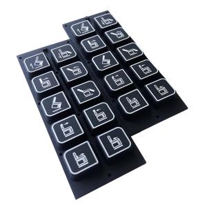 China Patient Transfer Chair Lift Silicone Panel Keyboard Old Man/Woman Pump Chair Gas Lift Rubber Panel Keypad supplier