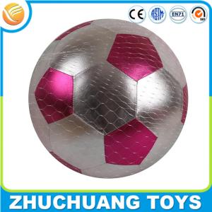 25cm cheap inflatable fabric covered mini soccer balls in bulk
