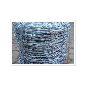 China PVC Coated Barbed Wire Twisted Barbed Wire Big Roll Barbed Wire supplier