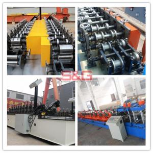 China S&G High Speed Fully Automatic Galvanized Steel CZ Purlin Roll Forming Machine With  Hydraulic Hole Punching supplier