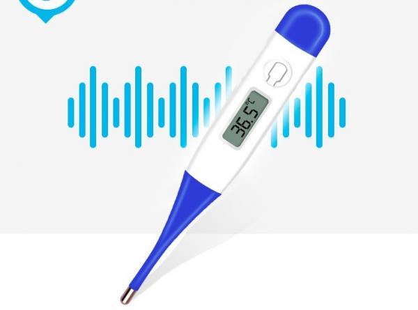 OEM LOGO Digital Baby Thermometer Flexible Tip For Children