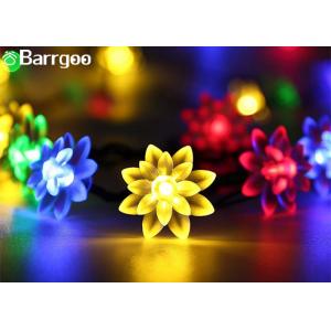 China Outdoor Colorful Solar LED Christmas Lights Flower Waterproof String 0.15M Lamp Space supplier