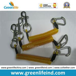 China Strong Security Wire Coiled Lanyard Rope for Tools Safe supplier