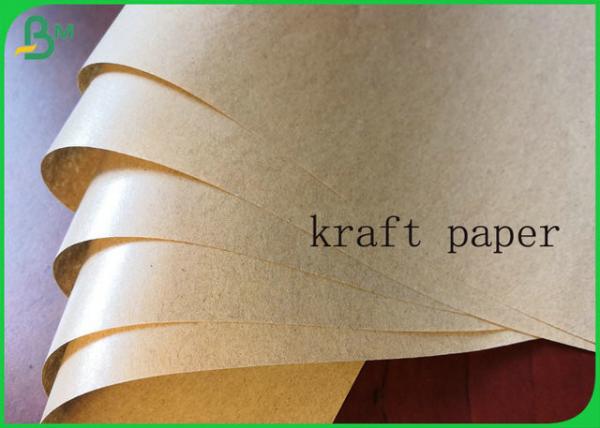 Anti - Oil And Waterproof 50G Kraft Color Paper With 10G PE For Packing Fast