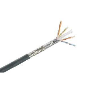 China Cat5e SFTP Cable, Solid Bare Copper Shielded Twisted Pair Ethernet Lan Cable 1000 Ft supplier
