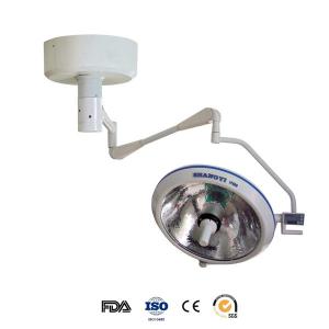 China Halogen Mobile Surgical Light Ceiling Mounted Shadowless Single Dome 120000Lux on sale 