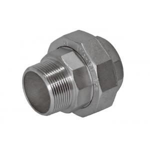 China M/F And F/F Threaded Pipe Fittings Stainless Steel Street Unions SS304  BSP  Thread supplier